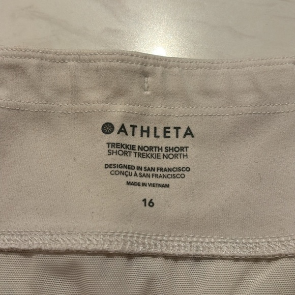 Athleta Multi Print Neutral Shorts - Picture 2 of 4